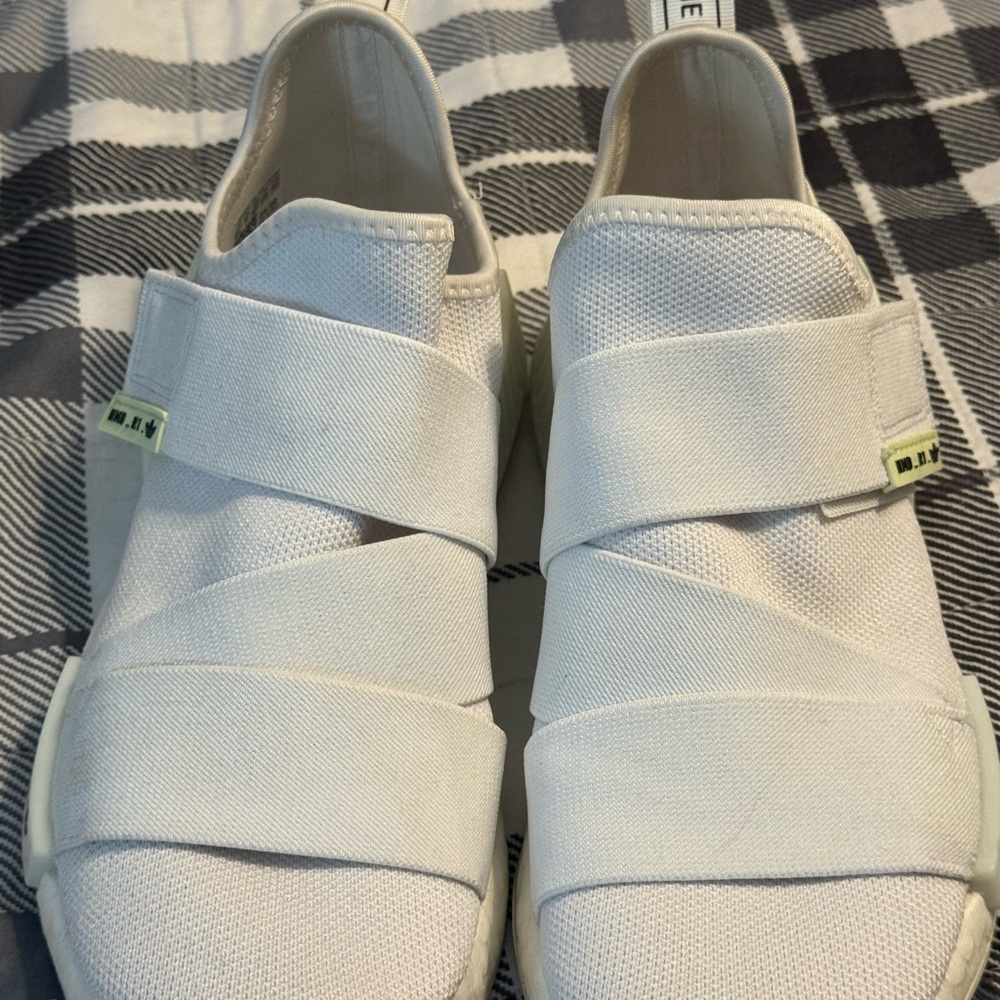 Adidas White Slip-On NMD